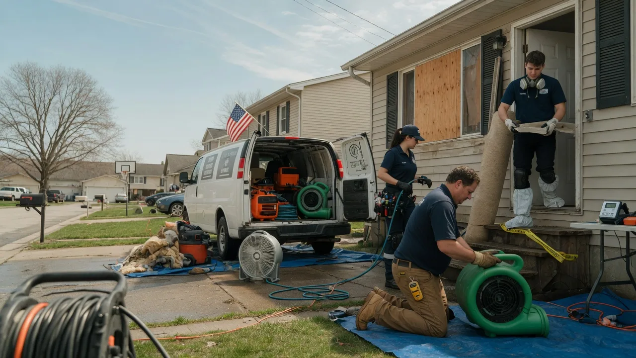 Water Damage Restoration in Higginsville, MO near me